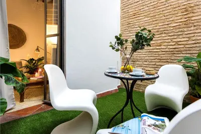 Zona de estar de Genteel Home Alhóndiga Sevilla