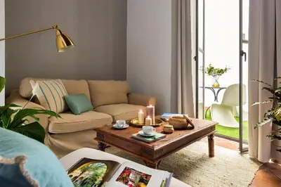 Zona de estar de Genteel Home Alhóndiga Sevilla