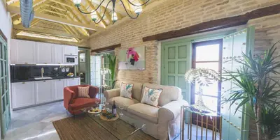 Una cocina o zona de cocina en Judería de Sevilla V - Luxury Apartments