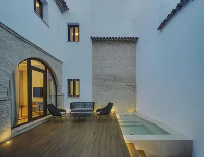 Piscina en o cerca de Apartamentos Los Patios del Pañuelo