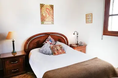 Cama o camas de una habitación en CampoParaíso Jaén-Casa Rural