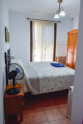 Cama o camas de una habitación en Casa Rural Arados
