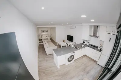 Una cocina o zona de cocina en Nuevo y cómodo loft junto a la Mezquita