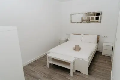 Cama o camas de una habitación en Nuevo y cómodo loft junto a la Mezquita