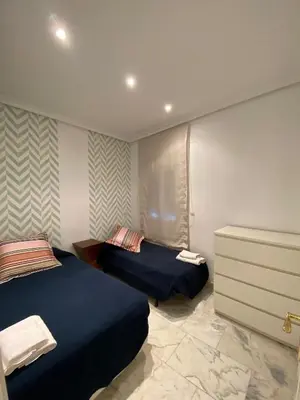 Cama o camas de una habitación en PLENO CENTRO MUY LUMINOSO