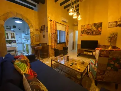 Zona de estar de Tu rincón sevillano