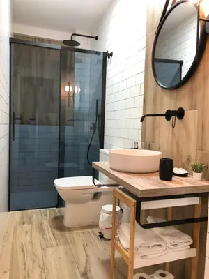 Un baño de Vivienda Turística Jaén Interior PARKING GRATUITO