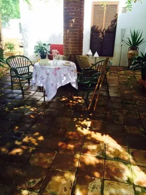 Un patio o zona al aire libre en Luxurious Villa in Córdoba + Pool