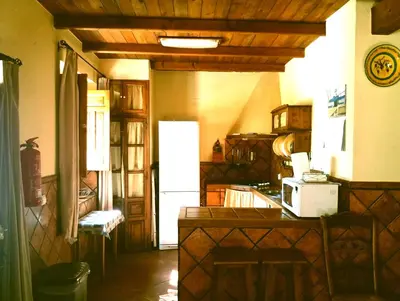 Una cocina o zona de cocina en Cortijo 