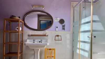 Un baño de Casa rural La Rosa de Llerena