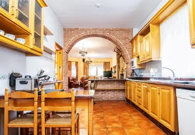 Una cocina o zona de cocina en Villa Fuji Sierra de la Pandera Jaén
