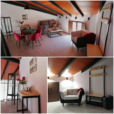 Zona de estar de La casita de Fuente Obejuna