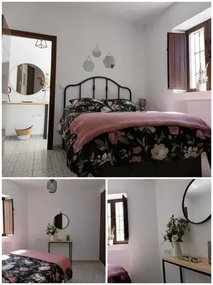 Cama o camas de una habitación en La casita de Fuente Obejuna