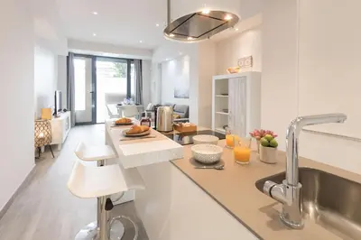 Una cocina o zona de cocina en Charming Corners Azahar