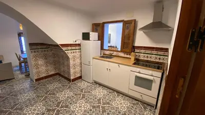 Una cocina o zona de cocina en Casa del Viajero