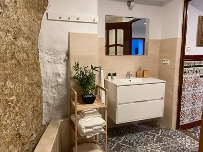 Un baño de Casa del Viajero