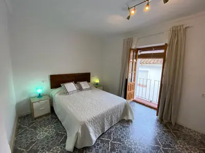 Cama o camas de una habitación en Casa del Viajero