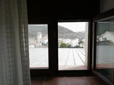 Vista general de una montaña o vista desde la casa o chalet