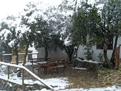 Casas Rurales Cortijos el Encinar en invierno
