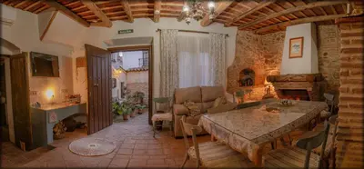 Zona de estar de Casa Rural La CasAna