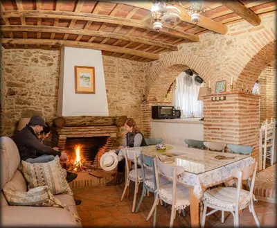 Zona de estar de Casa Rural La CasAna