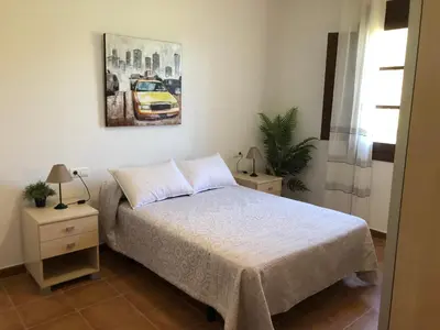 Cama o camas de una habitación en Mirador Del Burro