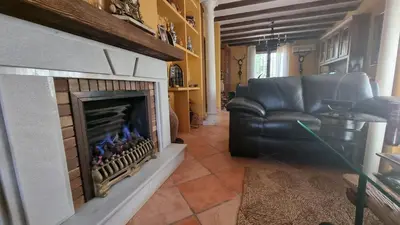 Zona de estar de Aljubea, tu casa rural en Cordoba