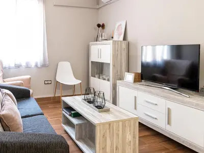 Una televisión o centro de entretenimiento en La Casa de Estrella