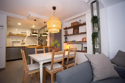Una cocina o zona de cocina en Duplex Penthouse with Terrace by TheGoodTourist