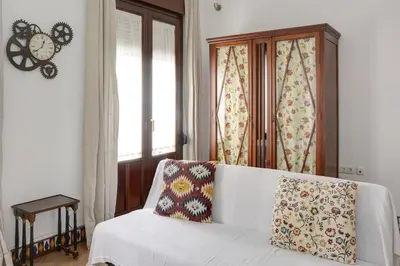 Cama o camas de una habitación en Apartamento Santa Cruz