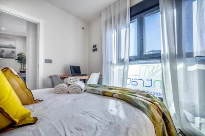 Cama o camas de una habitación en Luxurys Costasol33 Aptos 1 y 2