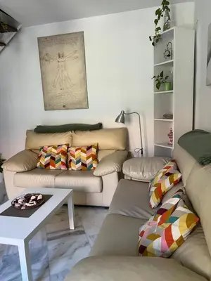 Zona de estar de Duplex with terrace Santa Rufina