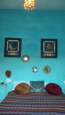 Cama o camas de una habitación en Casa rural La Pradera