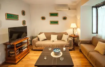 Zona de estar de Casa del peregrino Torre de la Muralla------- casa completa de 2 dormitorios