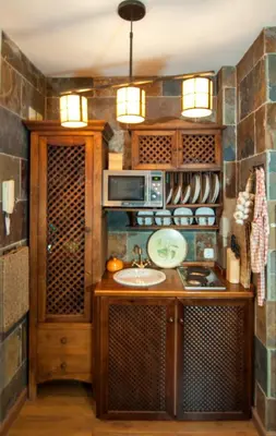 Una cocina o zona de cocina en Casa del peregrino Torre de la Muralla------- casa completa de 2 dormitorios