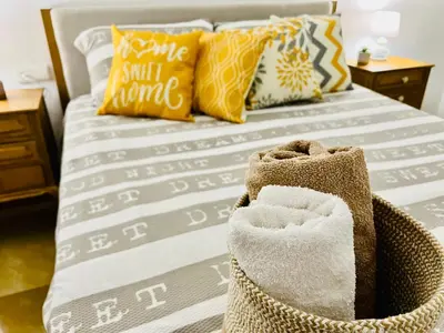 Cama o camas de una habitación en Corazón De Córdoba, la mejor ubicación