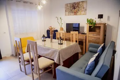 Una televisión o centro de entretenimiento en Casa Villanueva de Córdoba