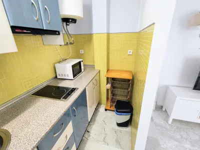 Una cocina o zona de cocina en Apartamento para dos en San Bernardo