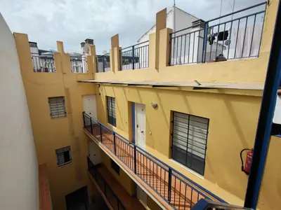 Un balcón o terraza de Apartamento para dos en San Bernardo