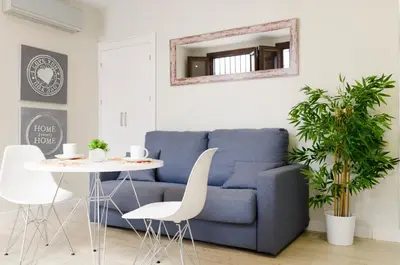 Zona de estar de Coqueto apartamento céntrico