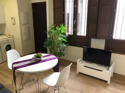 Zona de estar de Coqueto apartamento céntrico