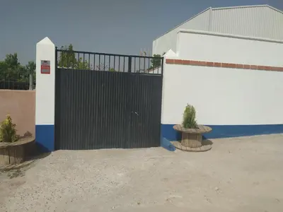 Plano de Azul añil EL PATIO Casa rural en Alameda