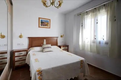 Cama o camas de una habitación en Casa Carrillo