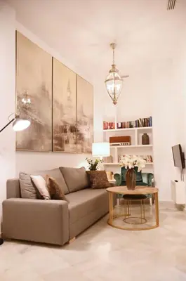 Zona de estar de Tú casa con patio en La Alameda