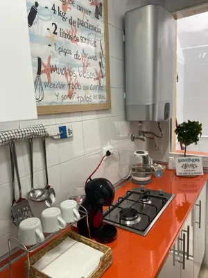 Una cocina o zona de cocina en Casa del Mar a la Sierra