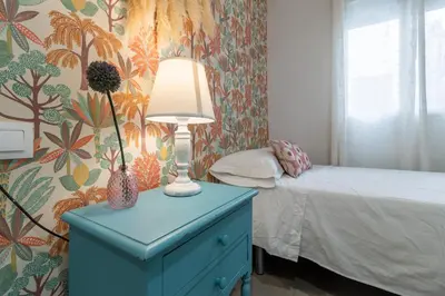Cama o camas de una habitación en El Refugio de La Corredera & Parking Incluido