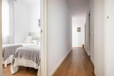 Cama o camas de una habitación en Apartamento Leyendas de Becquer A4