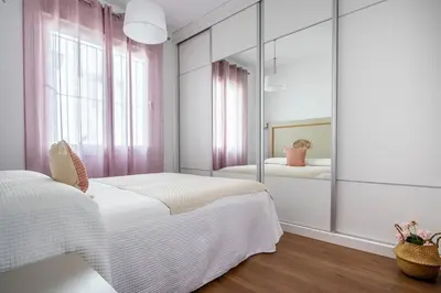 Cama o camas de una habitación en Apartamento Leyendas de Becquer A4