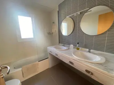 Un baño de Casa Rural Cascadas del Hueznar