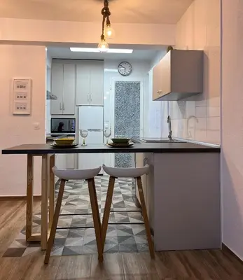 Una cocina o zona de cocina en Apartamento Córdoba Palace